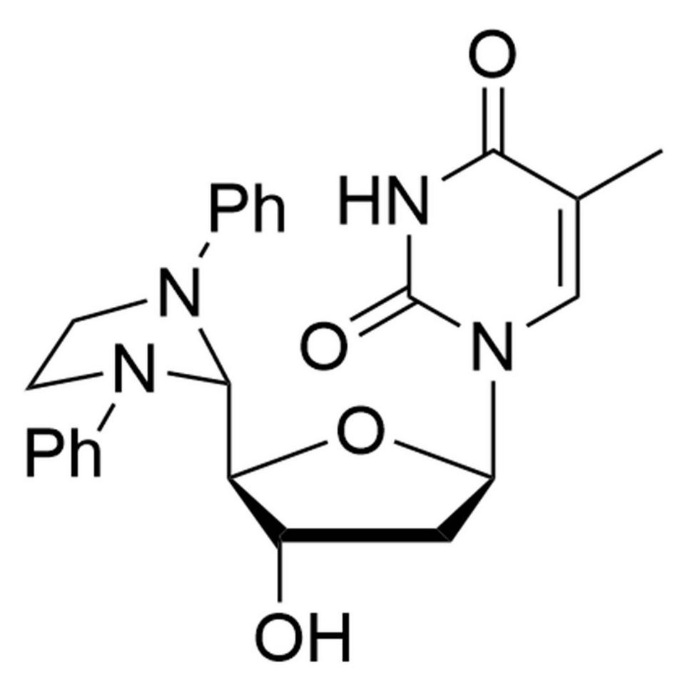 5'-Deoxy-5'-(1,3-diphenyl-2-imidazolidinyl)thymidine, 1 g, Glass Screw-Top